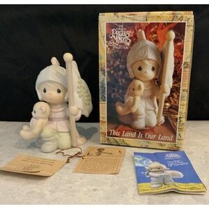 Precious Moments This Land Is Our Land Christopher Columbus Figurine 527777 Box